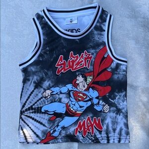 KIDs Superman Graphic Tank Top